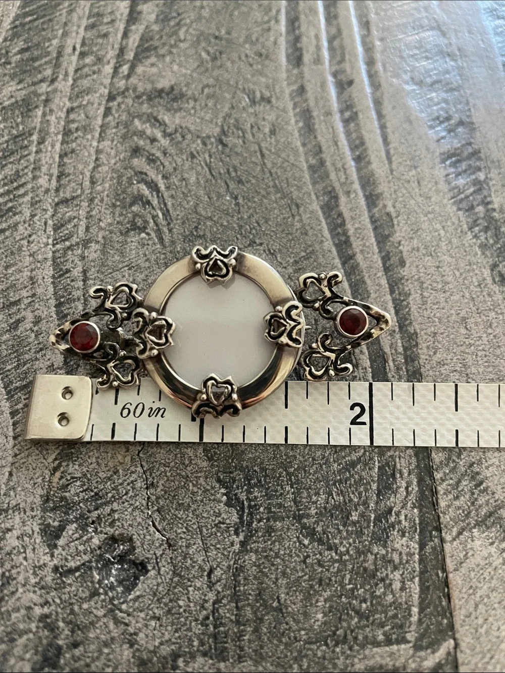 Vintage sterling signed brooch.